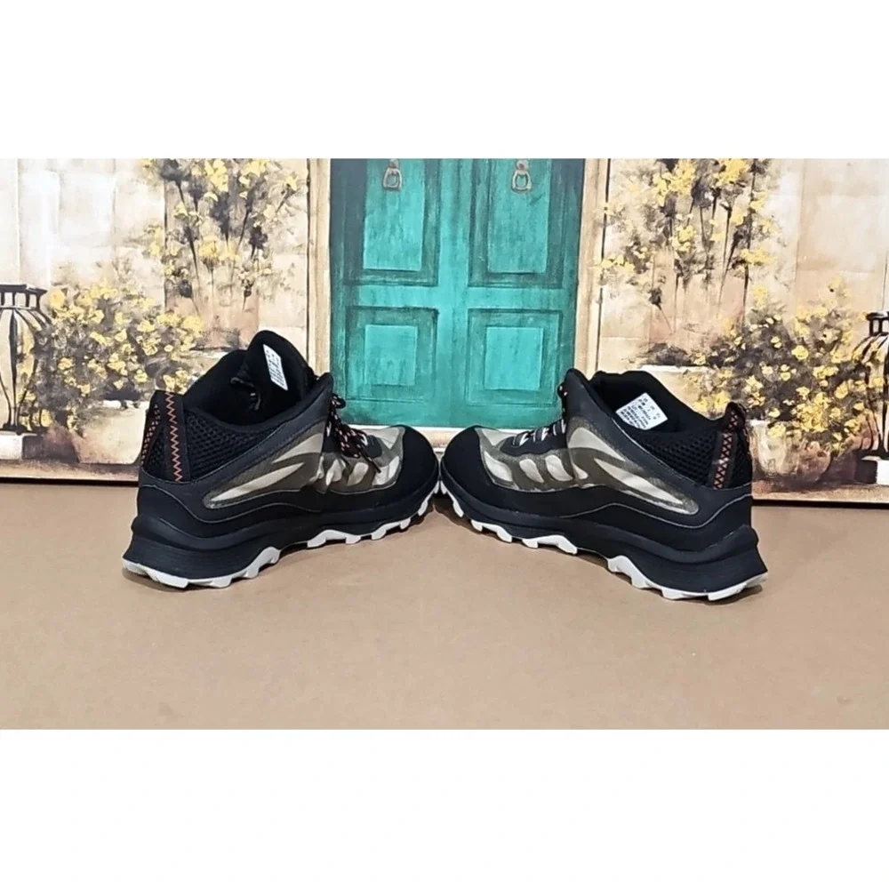 Merrell Moab Speed Mid Black Sneaker Boots Waterproof Black MK265424 Juniors 7M